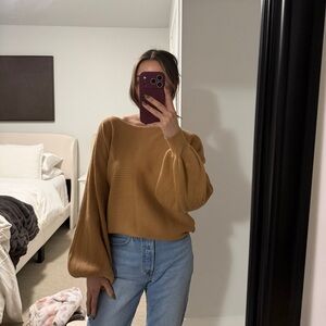 Forever 21 Camel Sweater